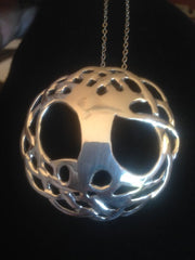 Silver tree of life pendant. Woke pendant
