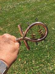 Copper and brass large sistrum