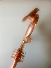 Full sized copper Ptah staff