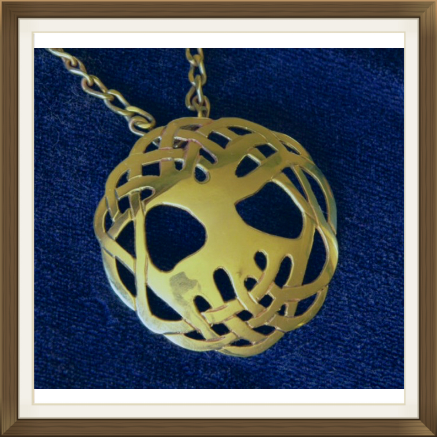 Brass tree of life pendant