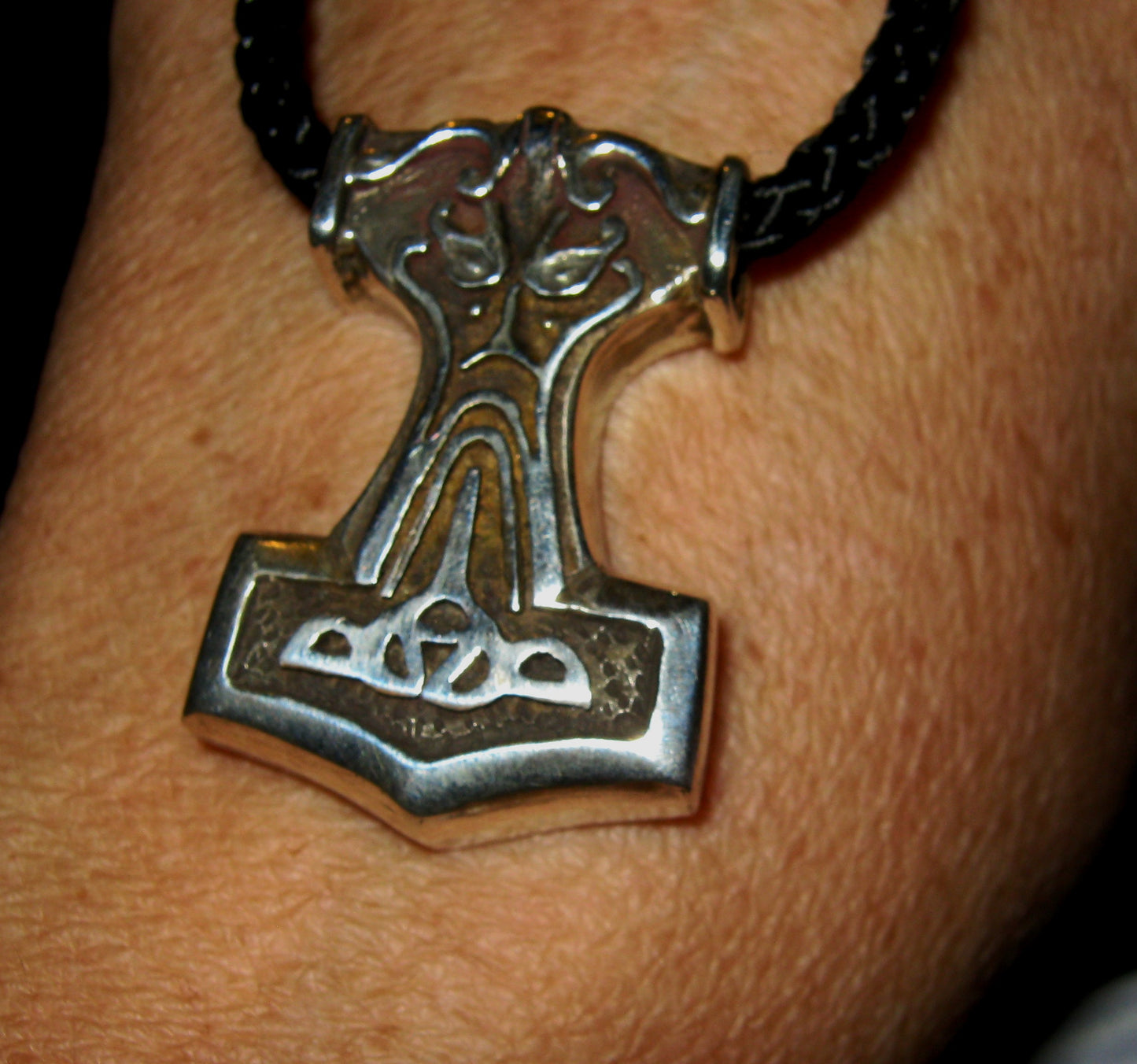 Sterling silver Thor's hammer